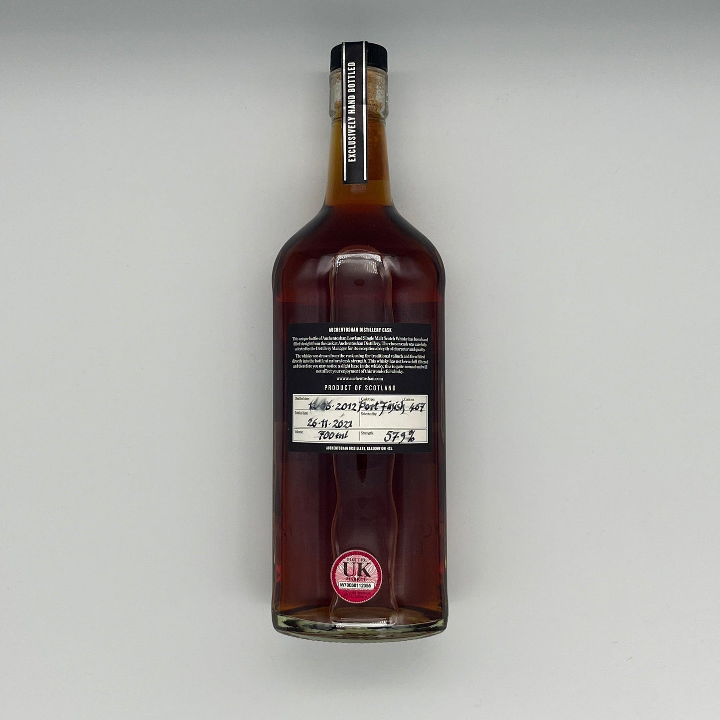 Auchentoshan 9 Year Old Distillery Edition Port Cask Finish 2021 Release (30ml, 57.9%)