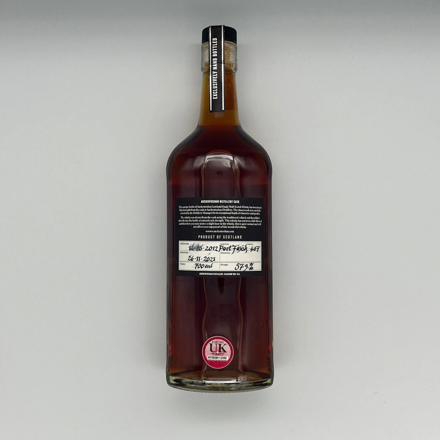 Auchentoshan 9 Year Old Distillery Edition Port Cask Finish 2021 Release (30ml, 57.9%) Chameleon Whisky