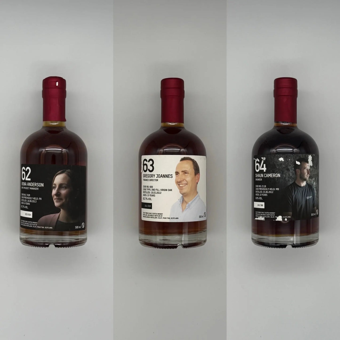 Bruichladdich crew valinch whisky gift set