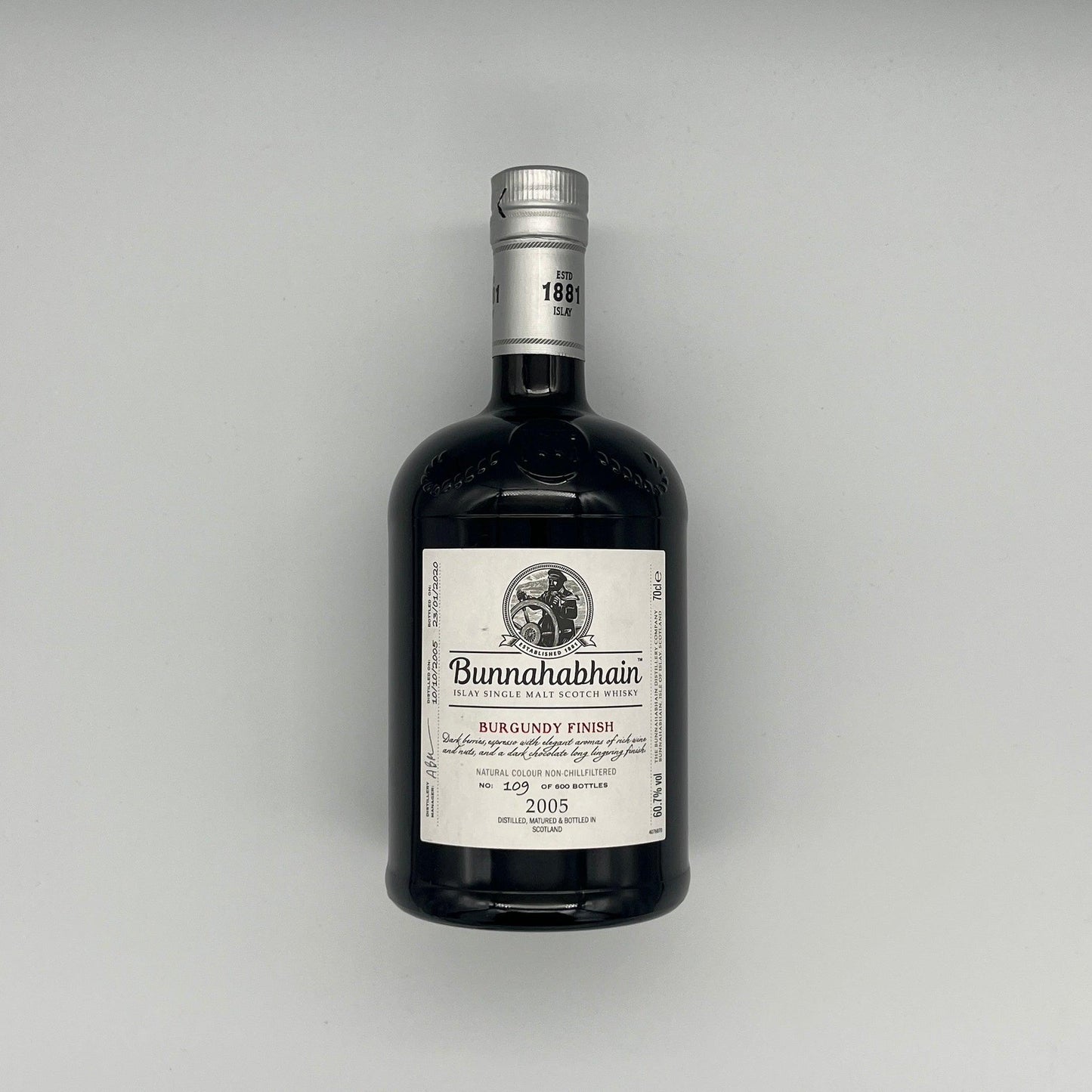 Bunnahabhain 14 Year Old Burgundy Finish 2019 Release (30ml, 60.7%)