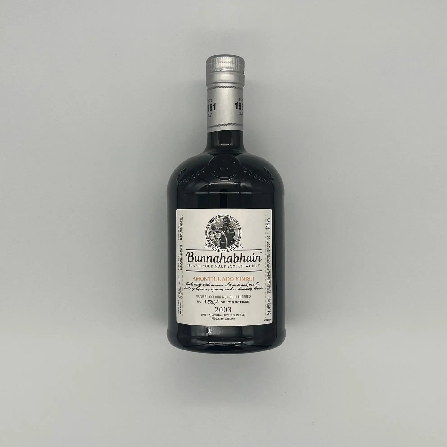 Bunnahabhain 2003 16 Year Old Amontillado Finish 2019 Release (30ml, 57.4%) Chameleon Whisky
