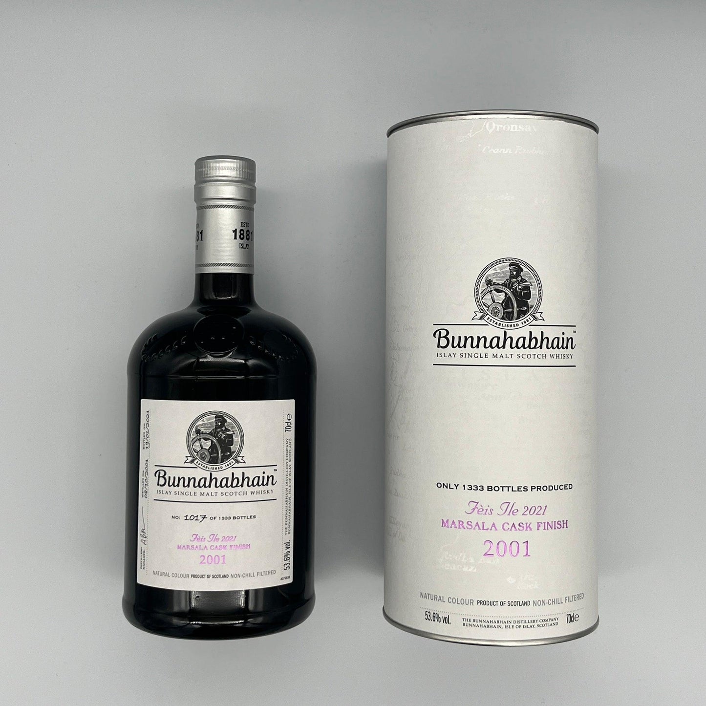 Bunnahabhain 19 Year Old Marsala Finish Feis Ile 2021 Release (30ml, 53.6%)