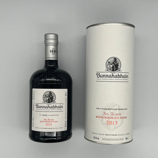 Bunnahabhain 2013 7 Year Old Moine Bordeaux Finish Feis Ile 2021 Release (30ml, 59.5%) Chameleon Whisky