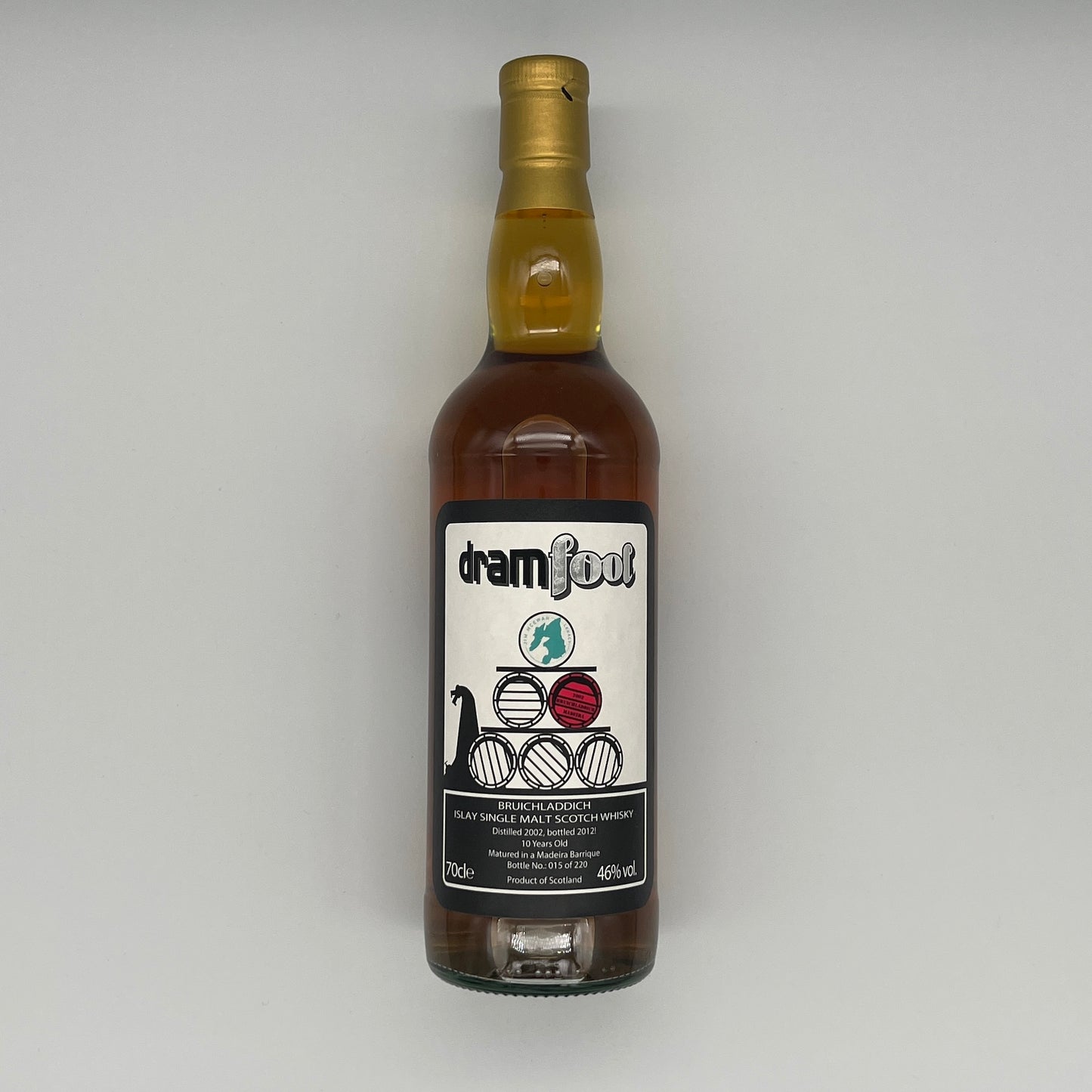 Dramfool Bruichladdich 10 Year Old 2012 (30ml, 46%)