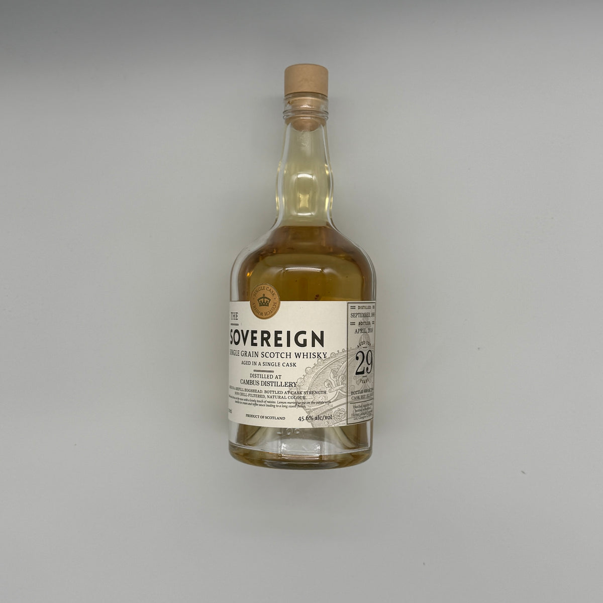 Hunter Laing Sovereign Cambus 29 Year Old 2018 Release (30ml, 45.6%)