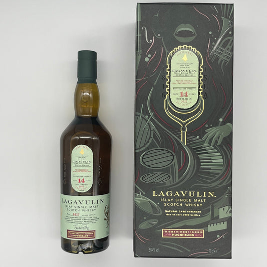 Lagavulin 14 Year Old Distillery Edition Finished in Brandy Seasoned Hogsheads Jazz Festival 2022 Release (30ml, 55.4%)