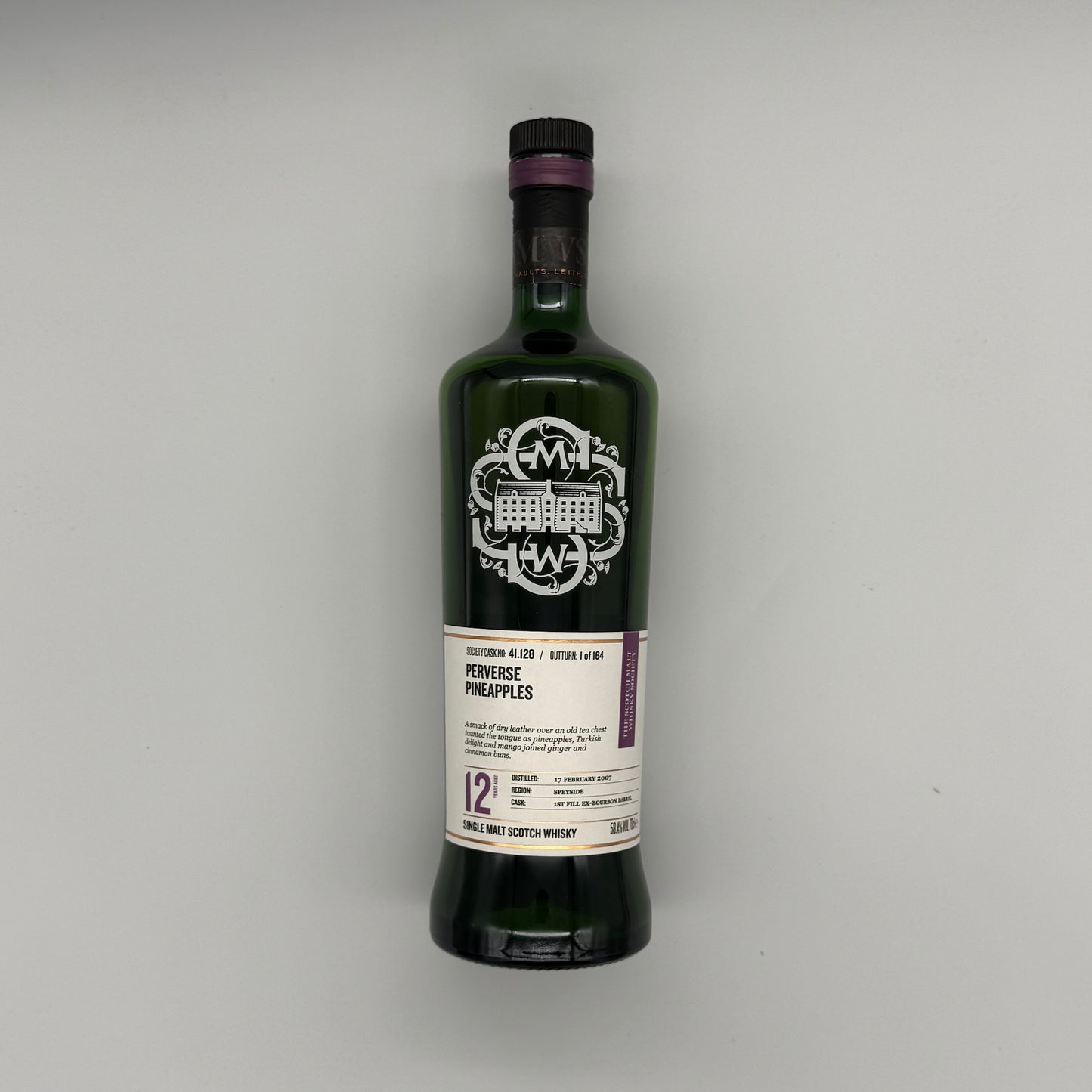SWMS Whisky Sample 41.128 Dailuaine 14 Year Old Perverse Pineapples 2019 Release(30ml, 58.4%)