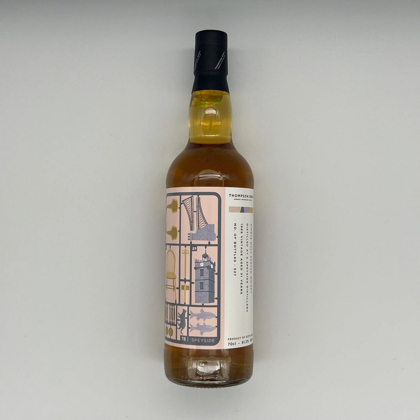 Thompson Brothers Speyside 1989 31 Year Old 2021 Release (30ml, 51.3%) Chameleon Whisky