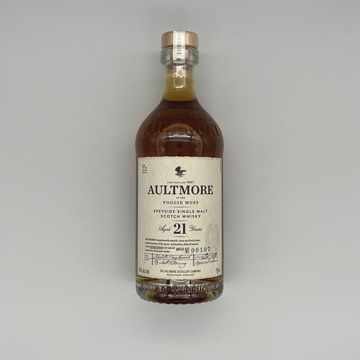 Aultmore 21 Year Old Batch 107 2014 Release (30ml, 46%)