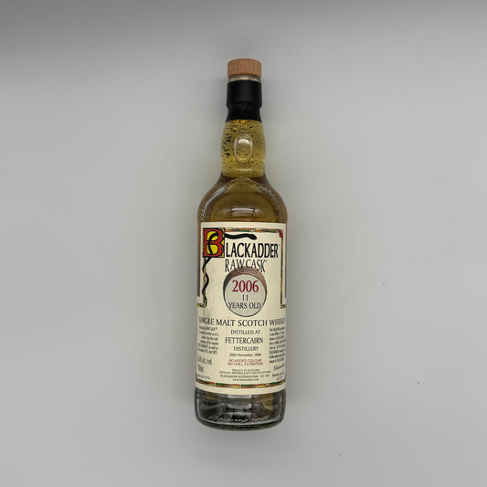 Blackadder Whisky Sample 2006 Fettercairn Raw Cask 11 Year Old 2018 Release (30ml, 51.6%)