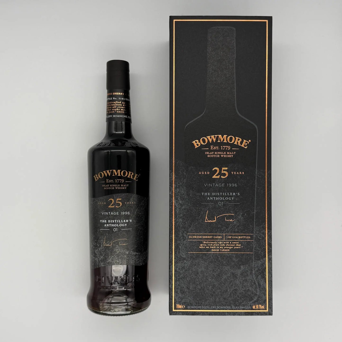 Bowmore 1996 25 Year Old The Distiller Anthology 01 (700ml, 50.2%) Chameleon Whisky