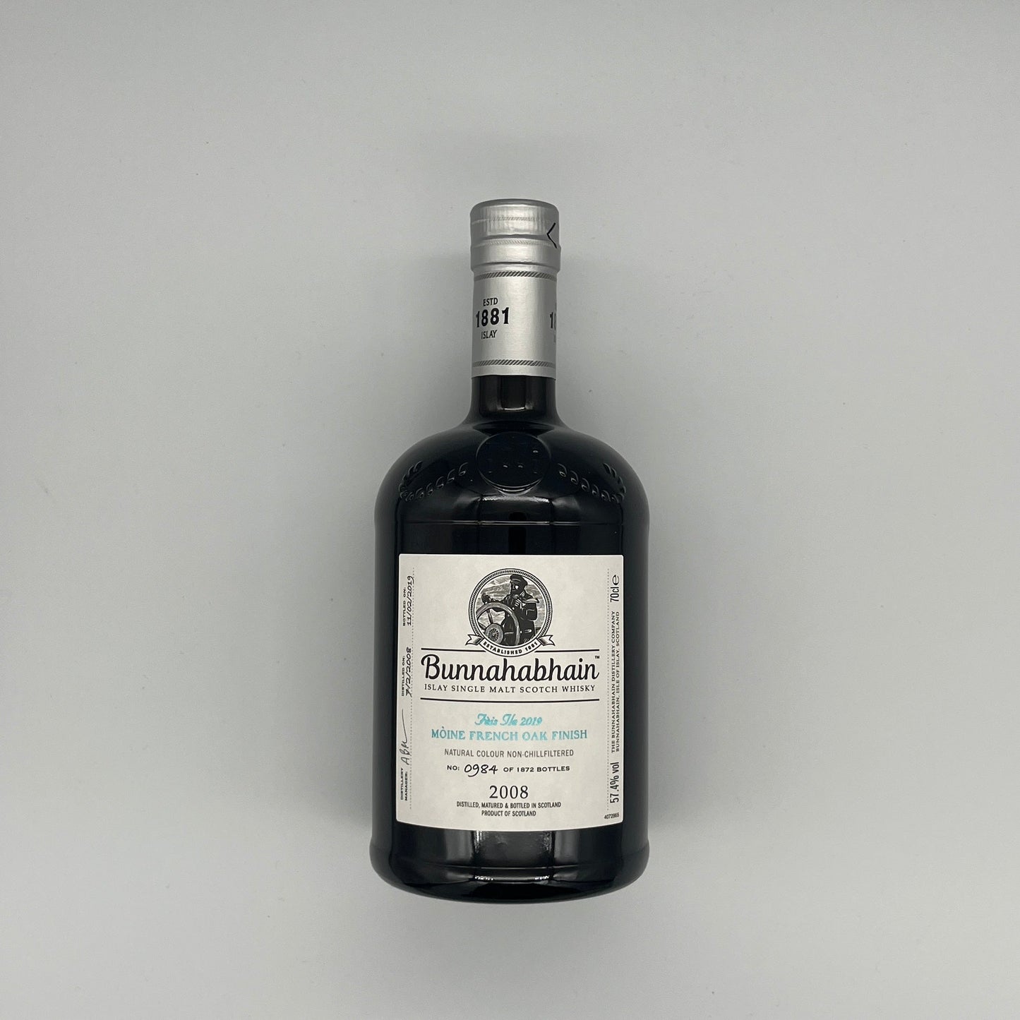 Bunnahabhain 11 Year Old Moine French Oak Finish Feis Ile 2019 Release (30ml, 57.4%)
