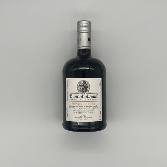 Bunnahabhain 16 Year Old 2003 Amontillado Finish 2019 Release (30ml, 57.4%)