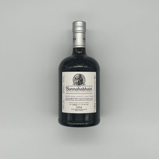Bunnahabhain 18 Year Old 2004 Moine Pedro Ximenez Cask Finish 2022 Release (30ml, 51.8%)