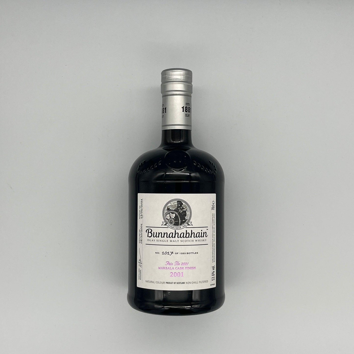 Bunnahabhain 19 Year Old Marsala Finish Feis Ile 2021 Release (30ml, 53.6%)