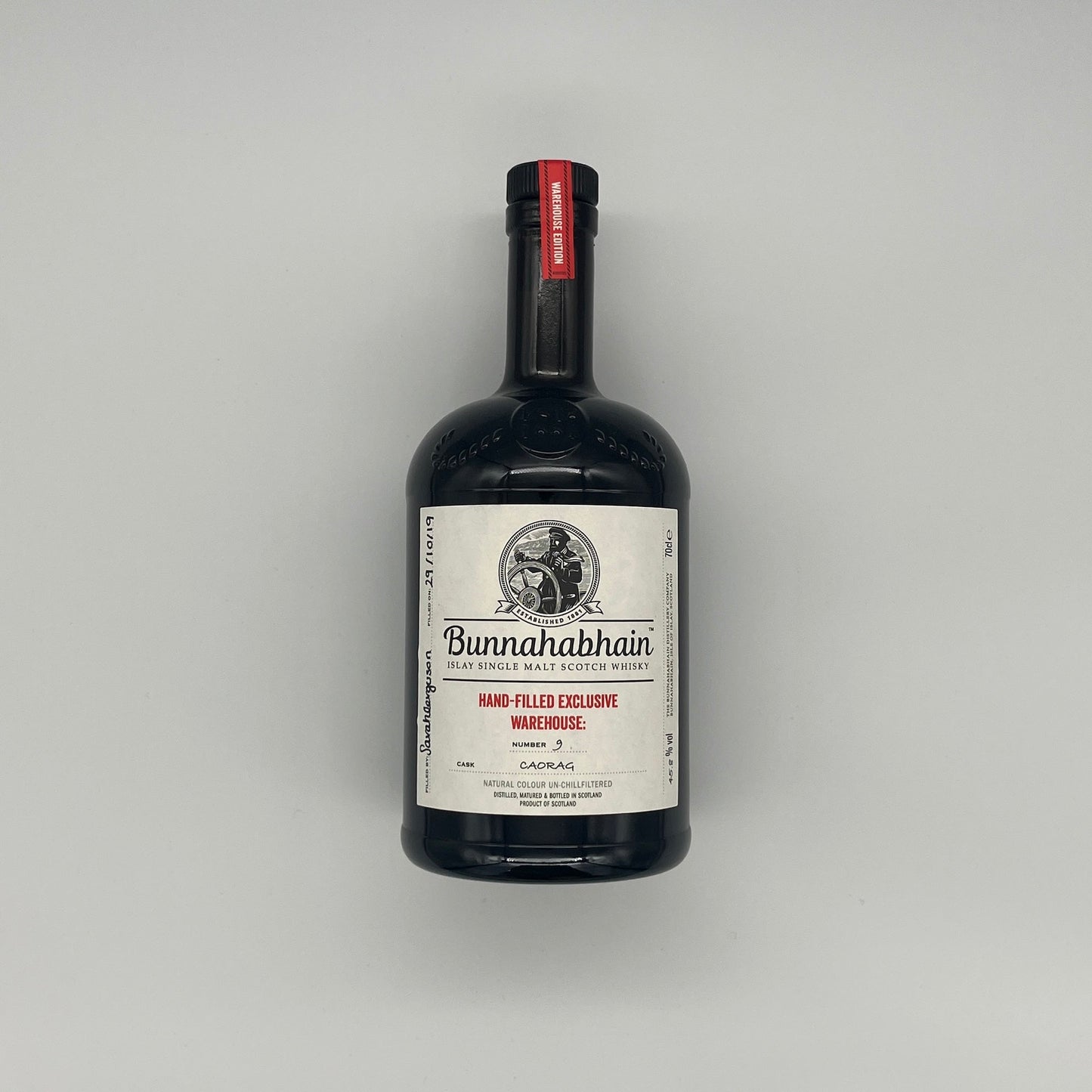 Bunnahabhain Warehouse 9 Caorag Hand Filled Cask 2019 Release (700ml, 45.8%)