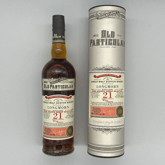 Douglas Laing Whisky Sample Longmorn 21 Year Old Old Particular for Wine Source 2014 Release (700ml, 50.7%) - Chameleon Whisky