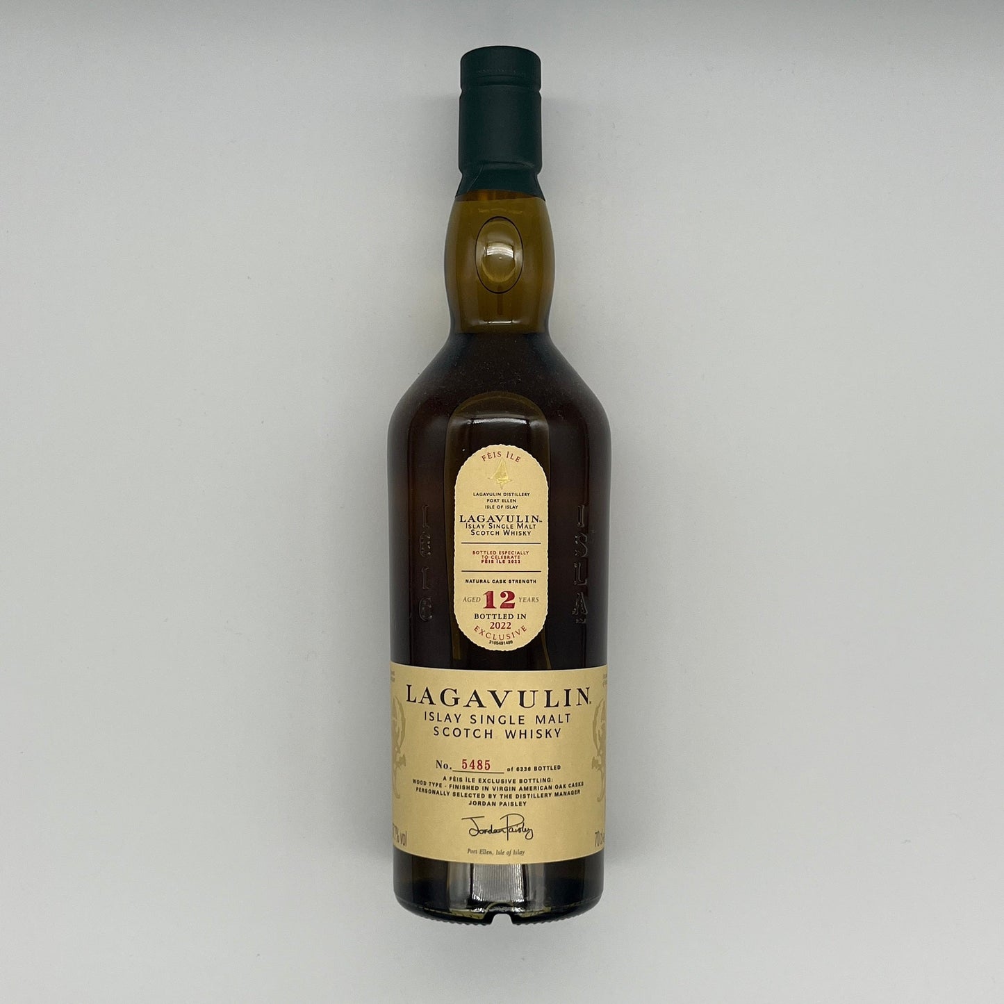 Lagavulin 12 Year Old Virgin American Oak Finish Feis Ile 2022 Release (30ml, 57.7%)