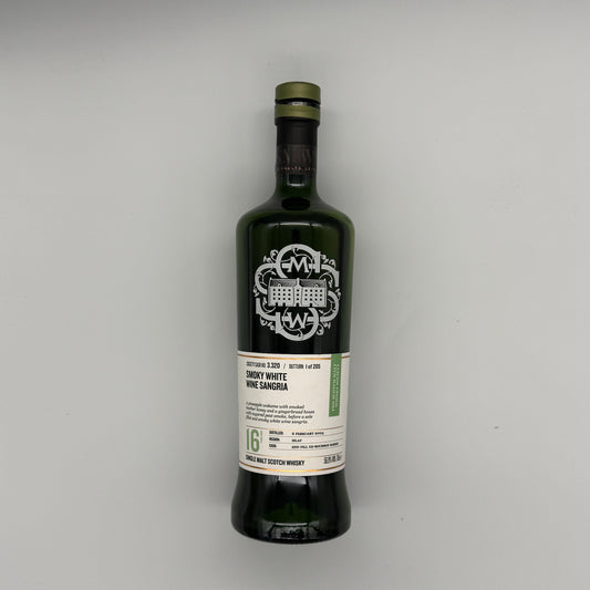 SWMS Whisky Sample 3.320 Bowmore 16 Year Old Smoky White Wine Sangria 2020 Release (30ml, 56.9%)